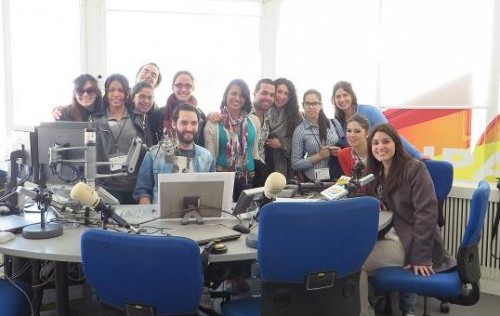 La Cadena Ser recibe a los alumnos de ComunIA 2