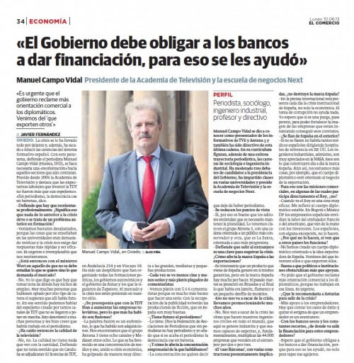 Entrevista a Manuel Campo Vidal, presidente de Next