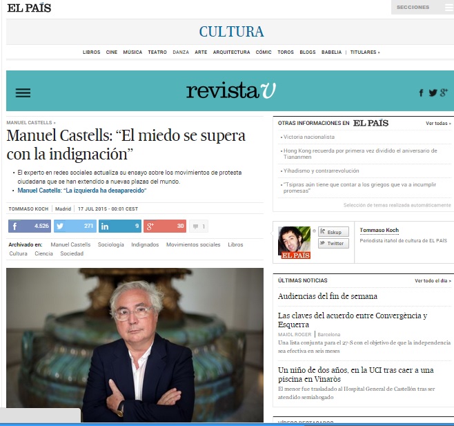 Manuel Castells Redes de Indignacion
