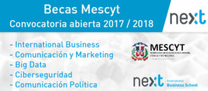 El Mescyt convoca 30 plazas para estudiar en Next IBS