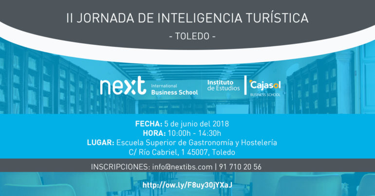 La II Jornada de Inteligencia Turística de Toledo se celebrará el 5 de junio