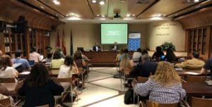 Manuel Campo Vidal en la Asociación de la Prensa, donde ha hablado de fakenews