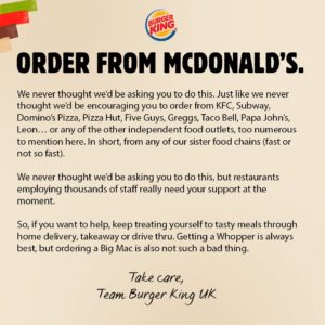 Mc Donalds vs Burger King, la guerra del Marketing Digital